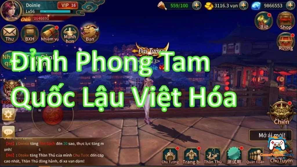 Đỉnh Phong Tam Quốc Lậu - Top 10 sever game Đỉnh Phong Tam Quốc Private đáng chơi nhất 2023
